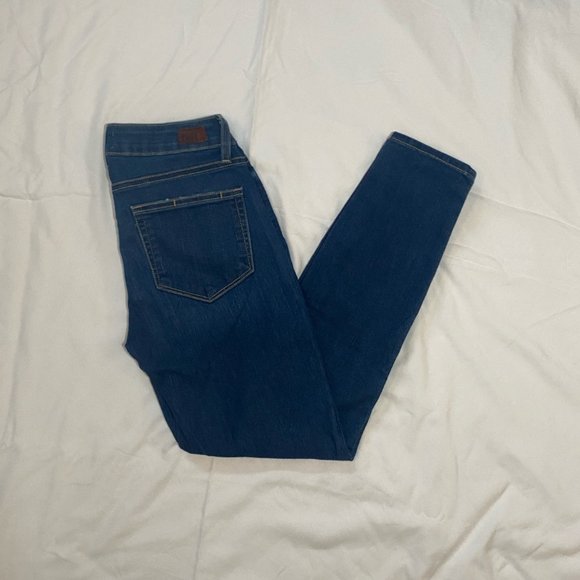 PAIGE Verdugo Crop Skinny Leg Denim | Women's Size 25 | Medium Wash - Picture 4 of 8